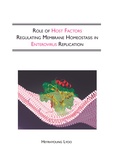Thesis cover: Role of host factors regulating membrane homeostasis in enterovirus replication